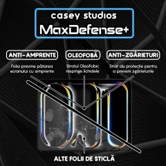 Folie Sticla CASEY STUDIOS? pentru iPad Pro 13 2024, Full Glue, Sticla Securizata, Duritate Militara, Ultra HD, Protectie Profesionala Ecran 3D, Anti Zgarieturi, Anti Socuri, Transparenta Transparent