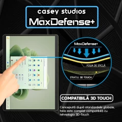 Folie Sticla CASEY STUDIOS? pentru Microsoft Surface Pro 9, Full Glue, Sticla Securizata, Duritate Militara, Ultra HD, Protectie Profesionala Ecran 3D, Anti Zgarieturi, Anti Socuri, Transparenta Transparent