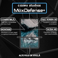 Folie Sticla CASEY STUDIOS? pentru Nokia T20, Full Glue, Sticla Securizata, Duritate Militara, Ultra HD, Protectie Profesionala Ecran 3D, Anti Zgarieturi, Anti Socuri, Transparenta Transparent