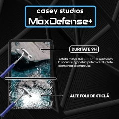 Folie Sticla CASEY STUDIOS? pentru Nokia T20, Full Glue, Sticla Securizata, Duritate Militara, Ultra HD, Protectie Profesionala Ecran 3D, Anti Zgarieturi, Anti Socuri, Transparenta Transparent