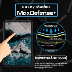 Folie Sticla CASEY STUDIOS? pentru Nokia T20, Full Glue, Sticla Securizata, Duritate Militara, Ultra HD, Protectie Profesionala Ecran 3D, Anti Zgarieturi, Anti Socuri, Transparenta Transparent