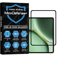 Folie Sticla CASEY STUDIOS? pentru OnePlus Pad Pro, Full Glue, Sticla Securizata, Duritate Militara, Ultra HD, Protectie Profesionala Ecran 3D, Anti Zgarieturi, Anti Socuri, Transparenta