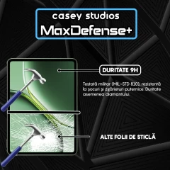 Folie Sticla CASEY STUDIOS? pentru OnePlus Pad Pro, Full Glue, Sticla Securizata, Duritate Militara, Ultra HD, Protectie Profesionala Ecran 3D, Anti Zgarieturi, Anti Socuri, Transparenta Transparent