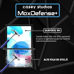 Folie Sticla CASEY STUDIOS? pentru Realme Pad 10.4 2021, Full Glue, Sticla Securizata, Duritate Militara, Ultra HD, Protectie Profesionala Ecran 3D, Anti Zgarieturi, Anti Socuri, Transparenta Transparent