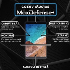 Folie Sticla CASEY STUDIOS? pentru Xiaomi Mi Pad 4 8.0, Full Glue, Sticla Securizata, Duritate Militara, Ultra HD, Protectie Profesionala Ecran 3D, Anti Zgarieturi, Anti Socuri, Transparenta Transparent