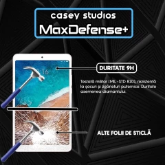 Folie Sticla CASEY STUDIOS? pentru Xiaomi Mi Pad 4 Plus 10.1, Full Glue, Sticla Securizata, Duritate Militara, Ultra HD, Protectie Profesionala Ecran 3D, Anti Zgarieturi, Anti Socuri, Transparenta Transparent