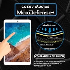 Folie Sticla CASEY STUDIOS? pentru Xiaomi Mi Pad 4 Plus 10.1, Full Glue, Sticla Securizata, Duritate Militara, Ultra HD, Protectie Profesionala Ecran 3D, Anti Zgarieturi, Anti Socuri, Transparenta Transparent