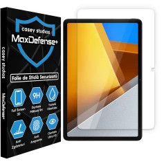 Folie Sticla CASEY STUDIOS? pentru Xiaomi Poco Pad, Full Glue, Sticla Securizata, Duritate Militara, Ultra HD, Protectie Profesionala Ecran 3D, Anti Zgarieturi, Anti Socuri, Transparenta Transparent