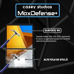 Folie Sticla CASEY STUDIOS? pentru Xiaomi Poco Pad, Full Glue, Sticla Securizata, Duritate Militara, Ultra HD, Protectie Profesionala Ecran 3D, Anti Zgarieturi, Anti Socuri, Transparenta Transparent