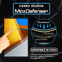 Folie Sticla CASEY STUDIOS? pentru Xiaomi Poco Pad, Full Glue, Sticla Securizata, Duritate Militara, Ultra HD, Protectie Profesionala Ecran 3D, Anti Zgarieturi, Anti Socuri, Transparenta Transparent