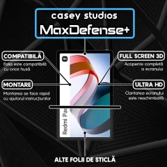 Folie Sticla CASEY STUDIOS? pentru Xiaomi Redmi Pad, Full Glue, Sticla Securizata, Duritate Militara, Ultra HD, Protectie Profesionala Ecran 3D, Anti Zgarieturi, Anti Socuri, Transparenta Transparent