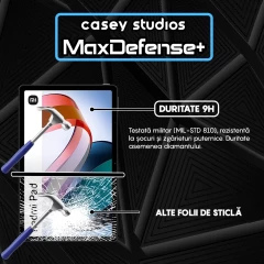 Folie Sticla CASEY STUDIOS? pentru Xiaomi Redmi Pad, Full Glue, Sticla Securizata, Duritate Militara, Ultra HD, Protectie Profesionala Ecran 3D, Anti Zgarieturi, Anti Socuri, Transparenta Transparent