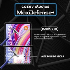 Folie Sticla CASEY STUDIOS? pentru Xiaomi Redmi Pad Pro 5G / Redmi Pad Pro, Full Glue, Sticla Securizata, Duritate Militara, Ultra HD, Protectie Profesionala Ecran 3D, Anti Zgarieturi, Anti Socuri, Transparenta Transparent