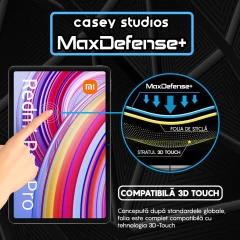 Folie Sticla CASEY STUDIOS? pentru Xiaomi Redmi Pad Pro 5G / Redmi Pad Pro, Full Glue, Sticla Securizata, Duritate Militara, Ultra HD, Protectie Profesionala Ecran 3D, Anti Zgarieturi, Anti Socuri, Transparenta Transparent