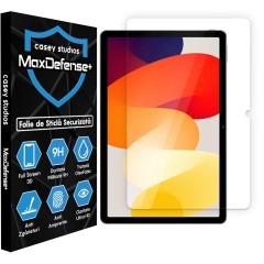 Folie Sticla CASEY STUDIOS? pentru Xiaomi Redmi Pad SE, Full Glue, Sticla Securizata, Duritate Militara, Ultra HD, Protectie Profesionala Ecran 3D, Anti Zgarieturi, Anti Socuri, Transparenta