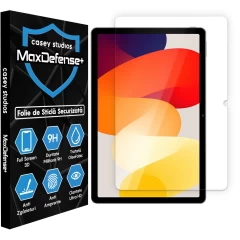 Folie Sticla CASEY STUDIOS? pentru Xiaomi Redmi Pad SE, Full Glue, Sticla Securizata, Duritate Militara, Ultra HD, Protectie Profesionala Ecran 3D, Anti Zgarieturi, Anti Socuri, Transparenta Transparent