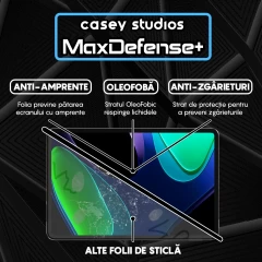 Folie Sticla CASEY STUDIOS? pentru Xiaomi Pad 5 Pro / 5, Full Glue, Sticla Securizata, Duritate Militara, Ultra HD, Protectie Profesionala Ecran 3D, Anti Zgarieturi, Anti Socuri, Transparenta Transparent