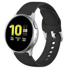 Curea Silicon Samsung Galaxy Watch S3 Frontier/S3 Classic/3/Gear S3 - 22mm Silicone Casey Studios Negru 
