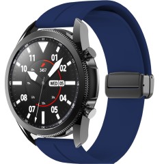 Curea Silicon Samsung Galaxy Watch S3 Frontier/S3 Classic/3/Gear S3 - 22mm Silicone Legatura Metalica Casey Studios