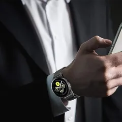 Curea Metalica Milanese Samsung Galaxy Watch S3 Frontier/S3 Classic/3/Gear S3 - 22mm Casey Studios Negru