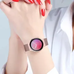 Curea Metalica Milanese Samsung Galaxy Watch S3 Frontier/S3 Classic/3/Gear S3 - 22mm Casey Studios Pink