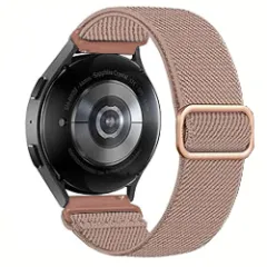 Curea Braided Samsung Galaxy Watch S3 Frontier/S3 Classic/3/Gear S3 - 22mm Braided Casey Studios Pink Sand