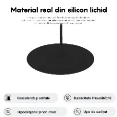 Husa iPhone 16 Casey Studios Premium Soft Silicone, de Protectie, Slim, pentru Incarcare Wireless, Margini Ridicate pentru Protectia Ecranului si a Camerelor