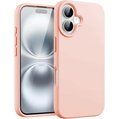 Husa iPhone 16 Plus Casey Studios Premium Soft Silicone, de Protectie, Slim, pentru Incarcare Wireless, Margini Ridicate pentru Protectia Ecranului si a Camerelor