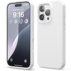 Husa iPhone 16 Pro Casey Studios Premium Soft Silicone, de Protectie, Slim, pentru Incarcare Wireless, Margini Ridicate pentru Protectia Ecranului si a Camerelor