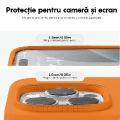 Husa iPhone 16 Pro Casey Studios Premium Soft Silicone, de Protectie, Slim, pentru Incarcare Wireless, Margini Ridicate pentru Protectia Ecranului si a Camerelor