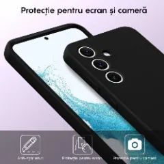 Husa Samsung Galaxy S24 Casey Studios Premium Soft Silicone Negru