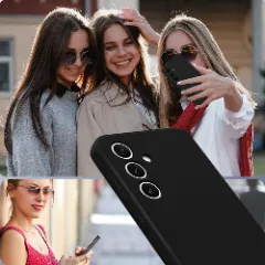 Husa Samsung Galaxy S24 Casey Studios Premium Soft Silicone Negru
