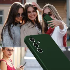 Husa Samsung Galaxy S24 Casey Studios Premium Soft Silicone Webster Green