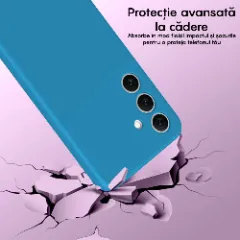 Husa Samsung Galaxy S24 Casey Studios Premium Soft Silicone Cadet Blue