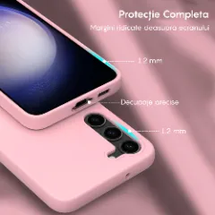 Husa Samsung Galaxy S24 Plus Casey Studios Premium Soft Silicone Roz
