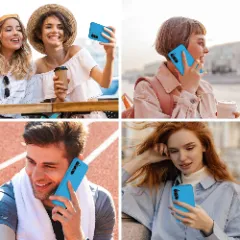 Husa Samsung Galaxy S24 Plus Casey Studios Premium Soft Silicone Cadet Blue
