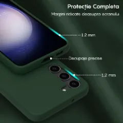 Husa Samsung Galaxy S24 Plus Casey Studios Premium Soft Silicone Webster Green