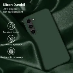 Husa Samsung Galaxy S24 Plus Casey Studios Premium Soft Silicone Webster Green