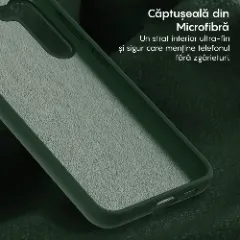 Husa Samsung Galaxy S24 Plus Casey Studios Premium Soft Silicone Webster Green