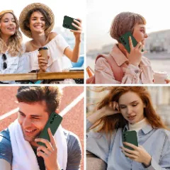 Husa Samsung Galaxy S24 Plus Casey Studios Premium Soft Silicone Webster Green