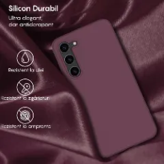 Husa Samsung Galaxy S24 Plus Casey Studios Premium Soft Silicone Burgundy
