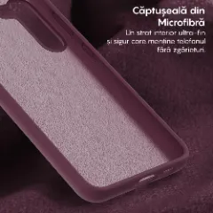 Husa Samsung Galaxy S24 Plus Casey Studios Premium Soft Silicone Burgundy