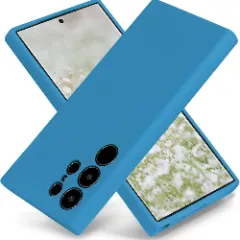 Husa Samsung Galaxy S24 Ultra Casey Studios Premium Soft Silicone Cadet Blue 