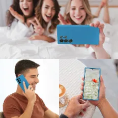 Husa Samsung Galaxy S24 Ultra Casey Studios Premium Soft Silicone Cadet Blue