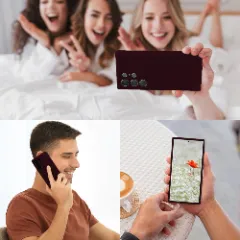 Husa Samsung Galaxy S24 Ultra Casey Studios Premium Soft Silicone Burgundy