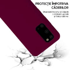 Husa Samsung Galaxy S20 Casey Studios Premium Soft Silicone Burgundy