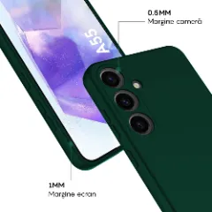 Husa Samsung Galaxy A55 5G Casey Studios Premium Soft Silicone Webster Green