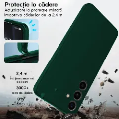 Husa Samsung Galaxy A55 5G Casey Studios Premium Soft Silicone Webster Green