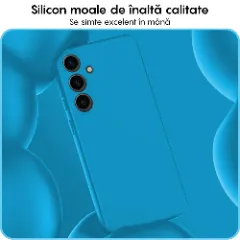 Husa Samsung Galaxy A55 5G Casey Studios Premium Soft Silicone Cadet Blue