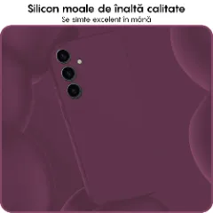 Husa Samsung Galaxy A55 5G Casey Studios Premium Soft Silicone Burgundy
